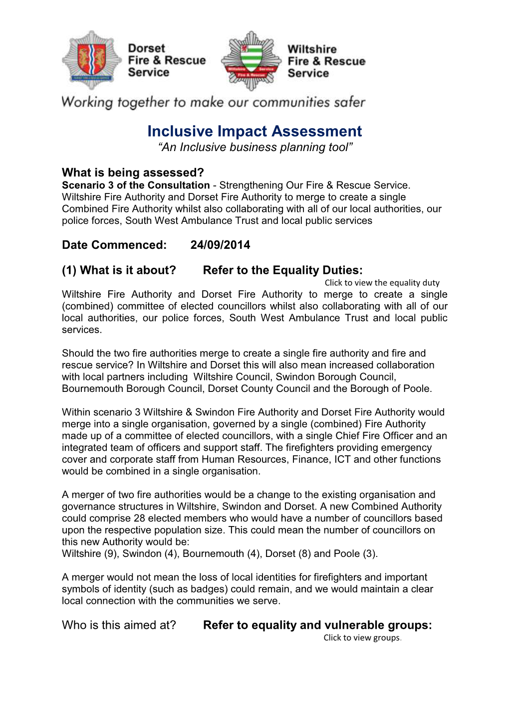 Inclusive Impact Assessment “An Inclusive Business Planning Tool”