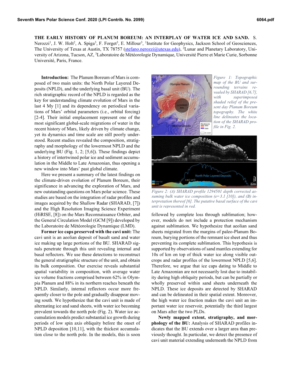 The Early History of Planum Boreum: an Interplay of Water Ice and Sand