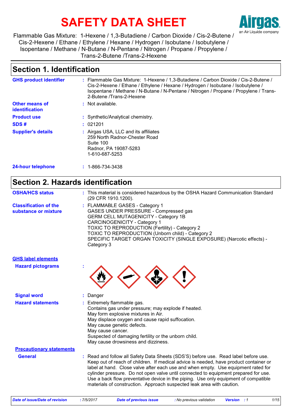 Safety Data Sheet