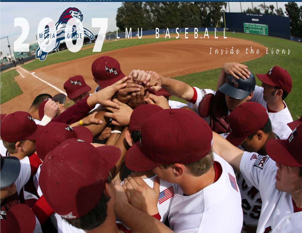 Lmu Baseball Media Guide 2007