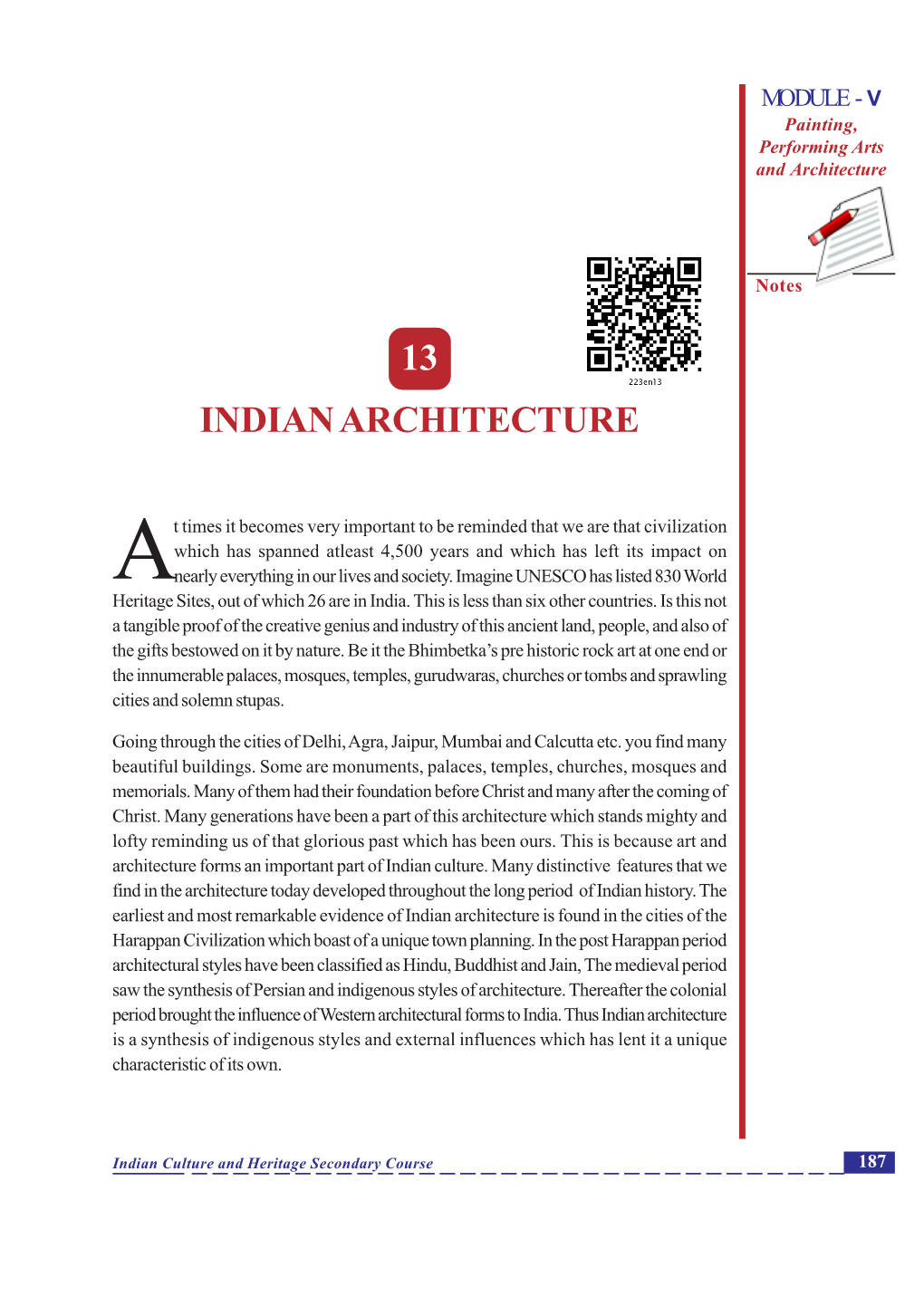 13. Indian Architecture(5.6