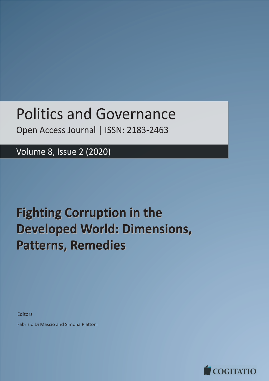 Politics and Governance Open Access Journal | ISSN: 2183-2463