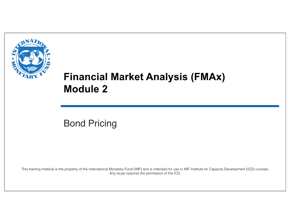 Financial Market Analysis (Fmax) Module 2