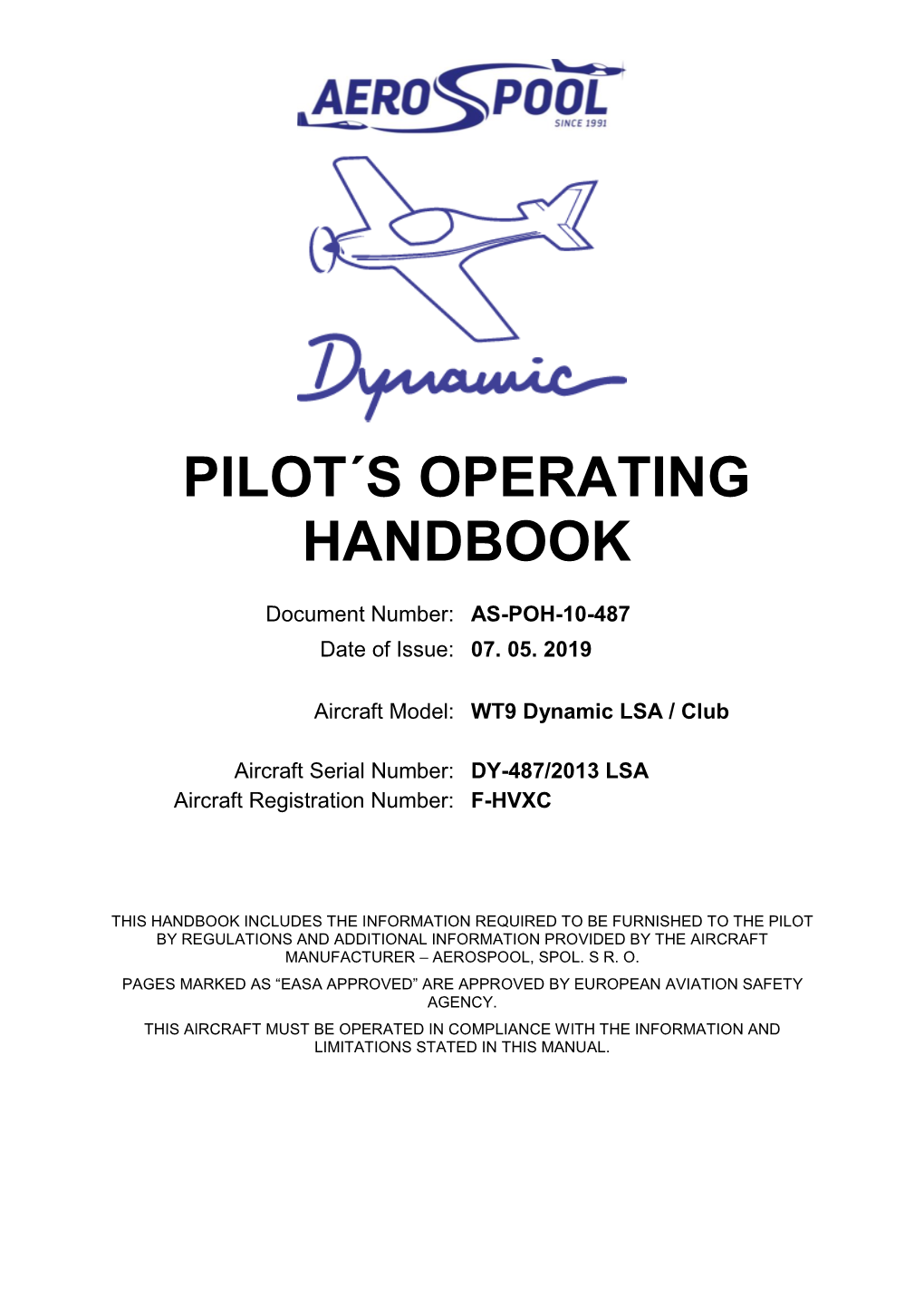 Pilot´S Operating Handbook