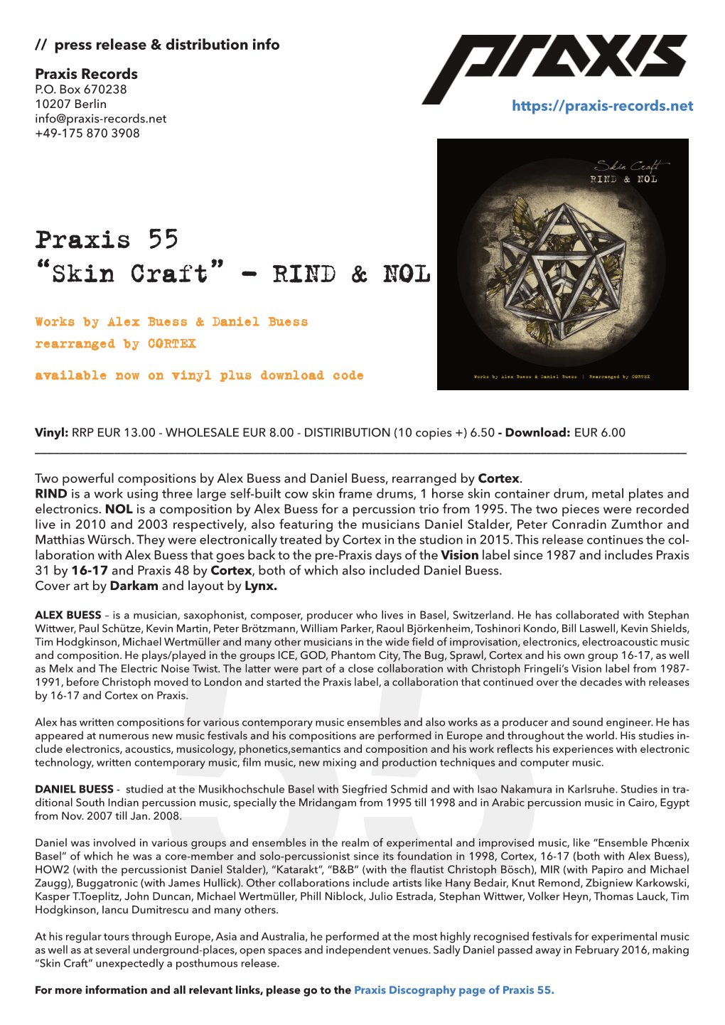 Praxis-55 Press-Release 2021