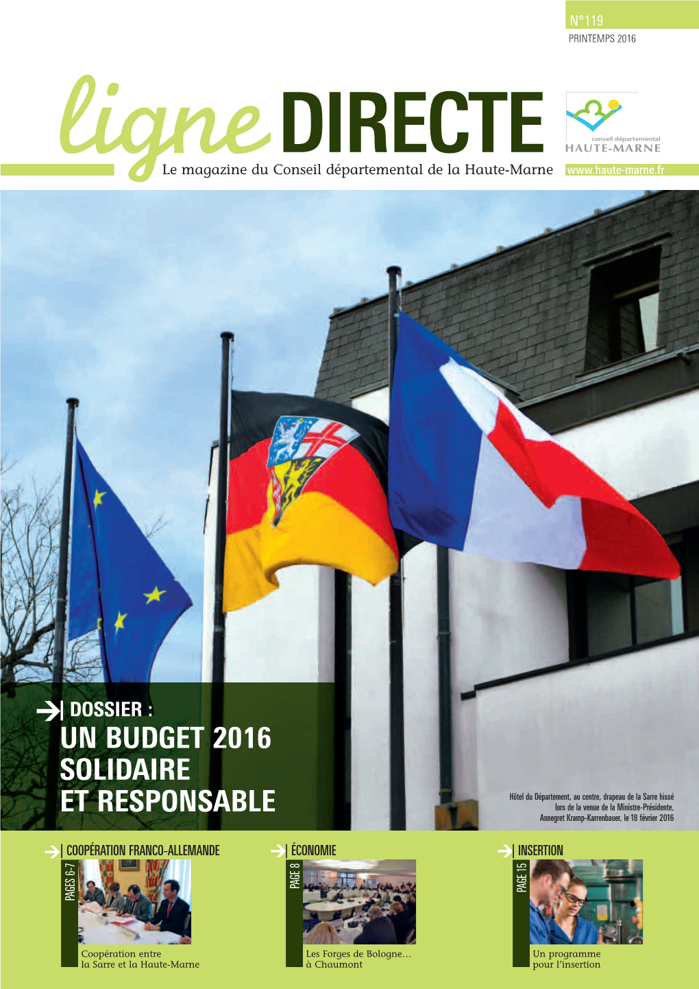 Un Budget 2016 Solidaire Et Responsable