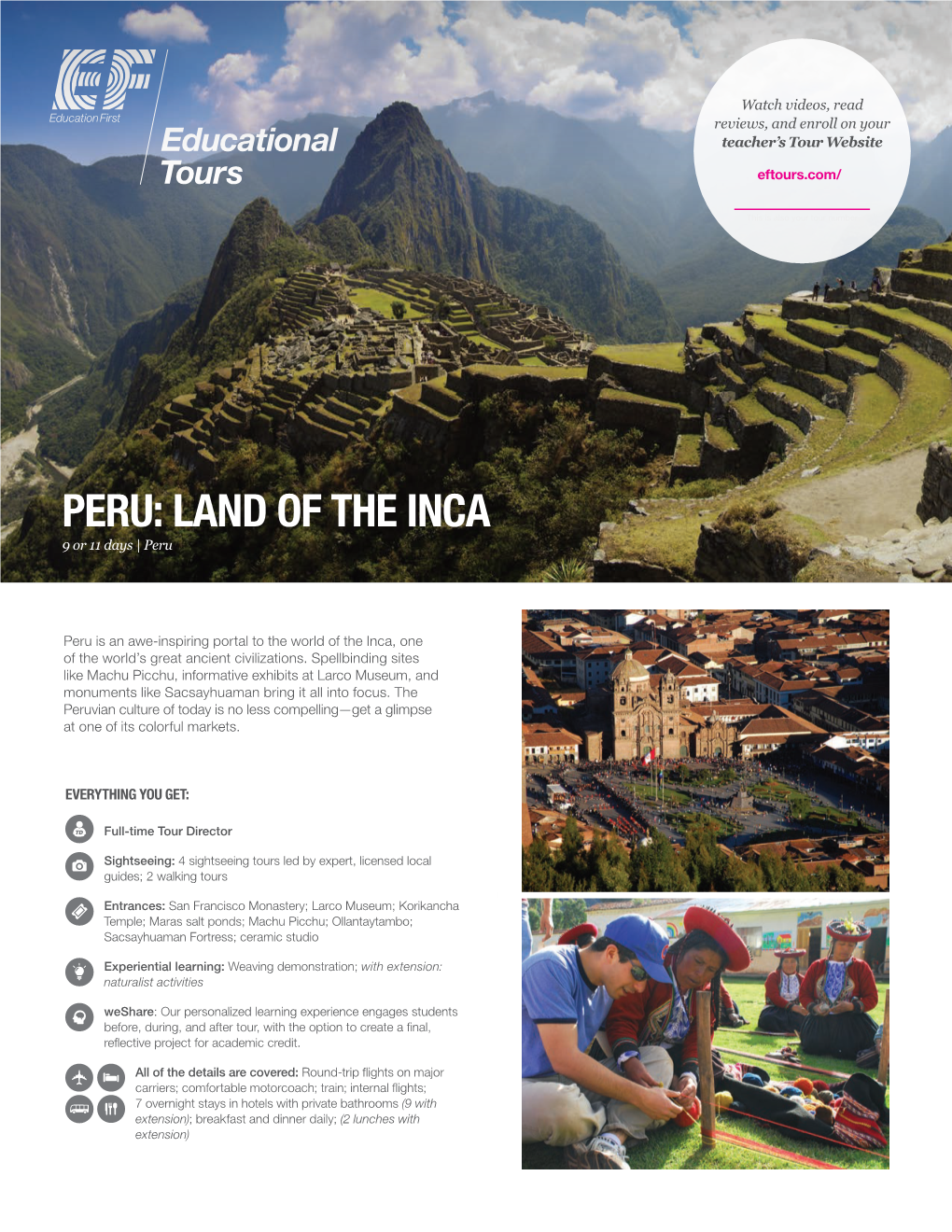 PERU: LAND of the INCA 9 Or 11 Days | Peru