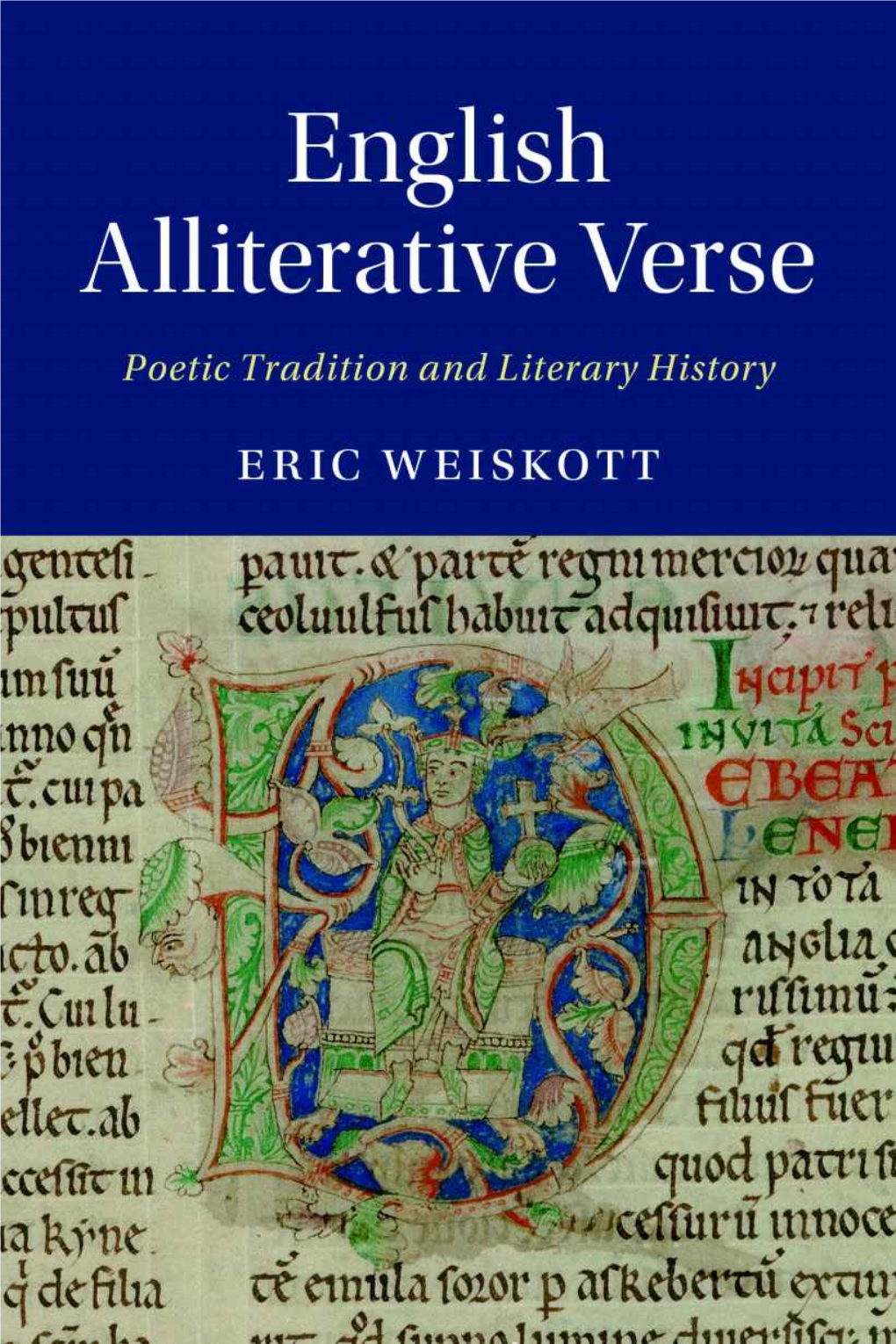 English Alliterative Verse: Poetic Tradition and Literary History