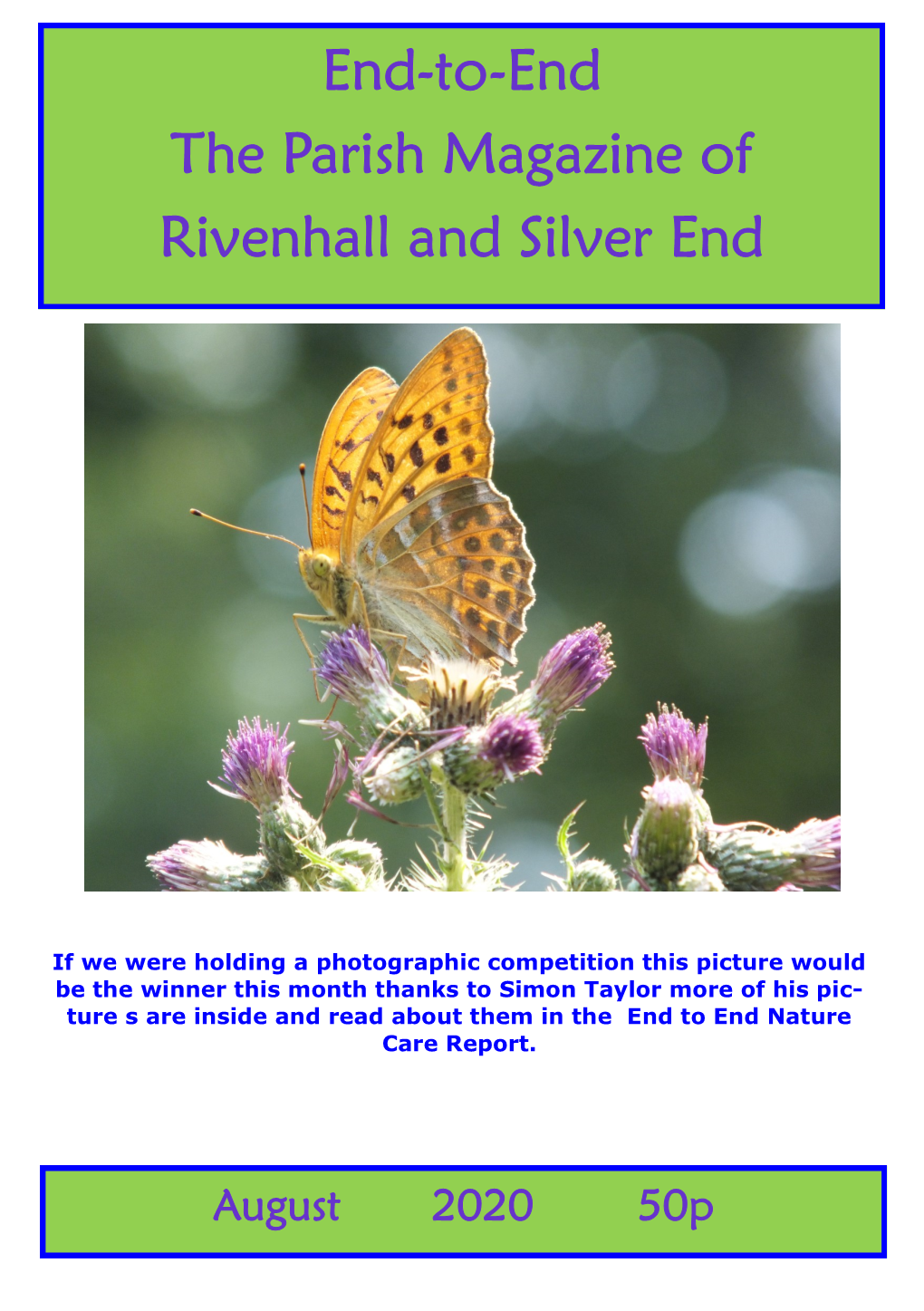End-To-End the Parish Magazine of Rivenhall and Silver End