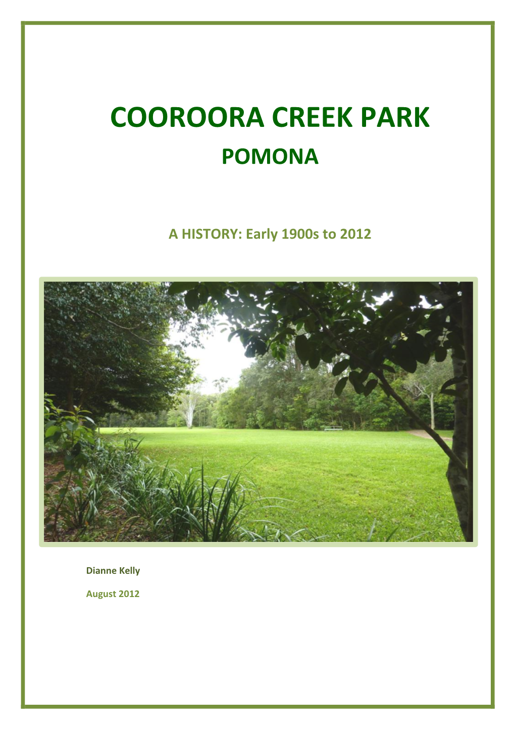 Cooroora Creek Park Pomona