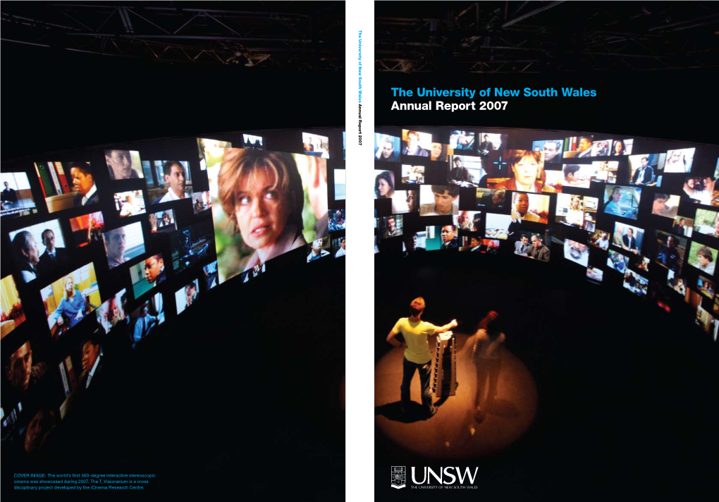 The University of New South Wales Annual Report 2007 R T 2007