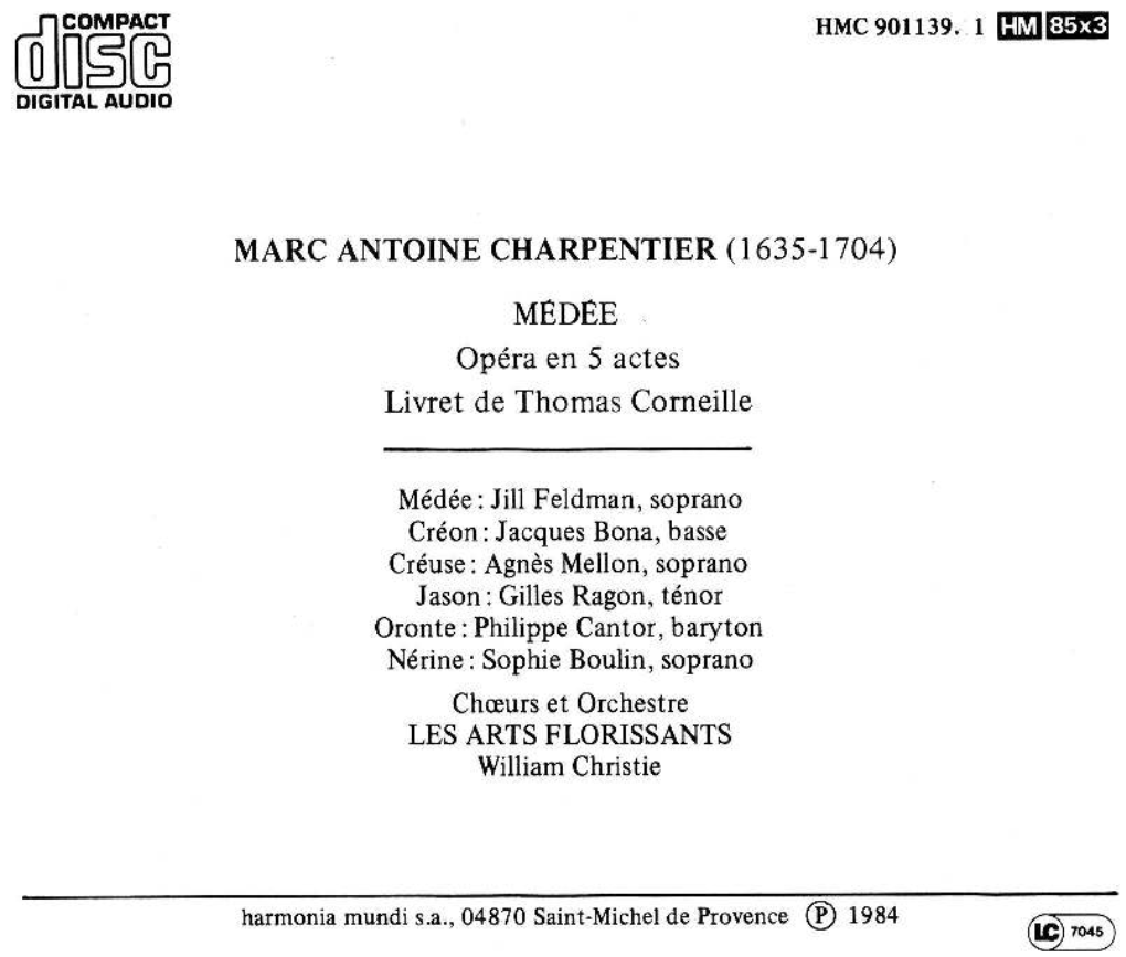 Marc Antoine Charpentier (1635-1704)