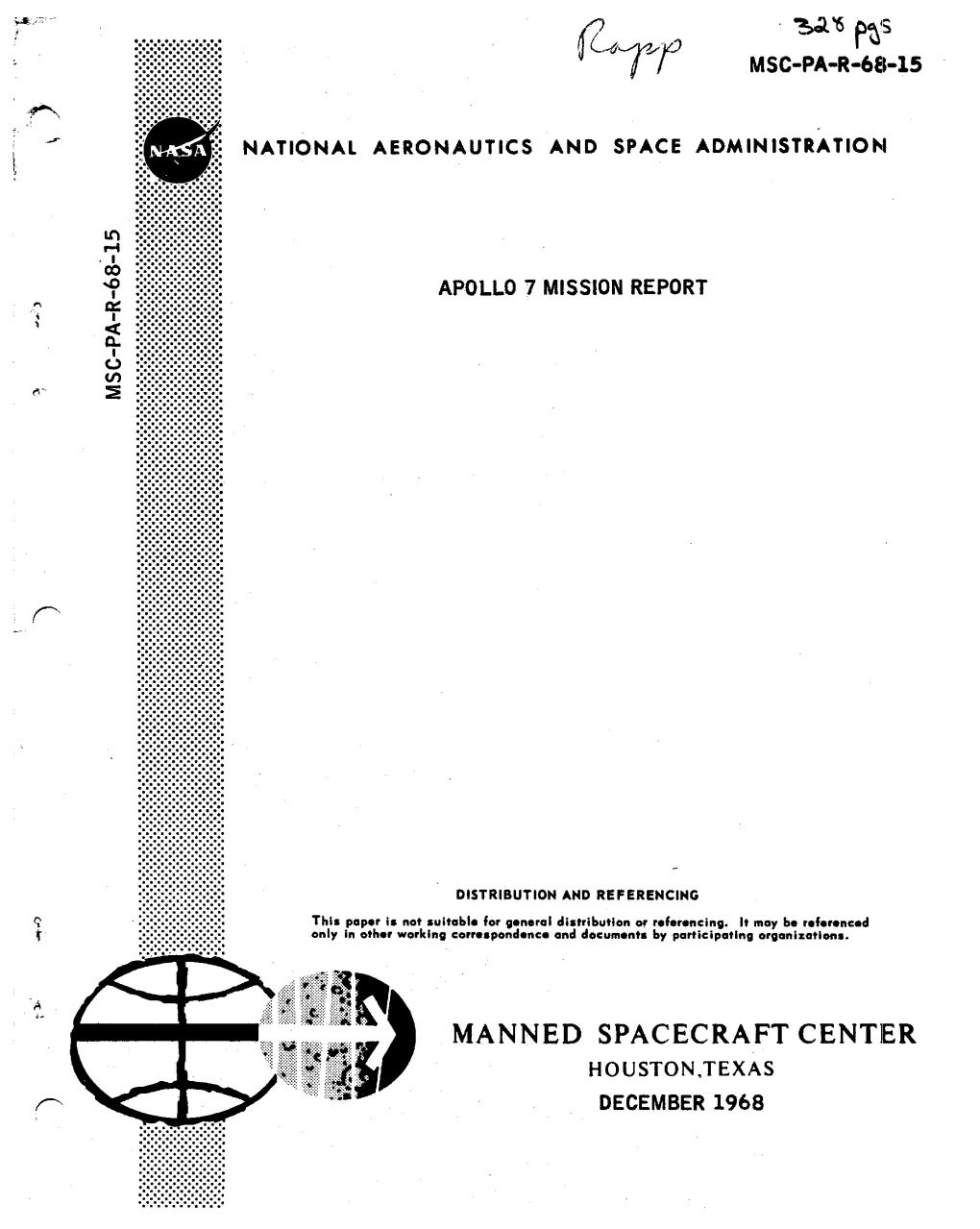 Apollo 7 Mission Report December 1968