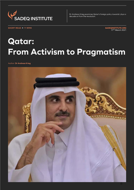 Qatar's Foreign Policy Towards Libya a Decade on from the Revolution