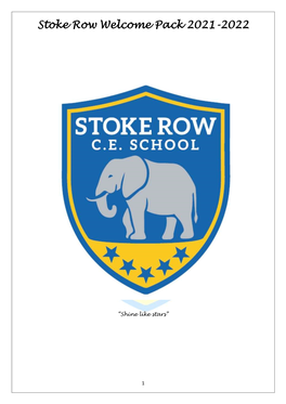 Stoke Row Welcome Pack 2021-2022