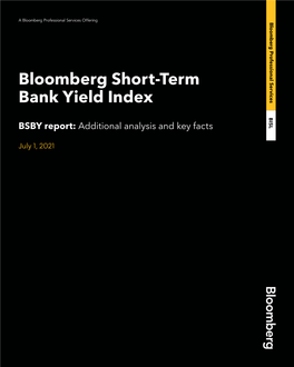 Bloomberg Short-Term Bank Yield Index 2