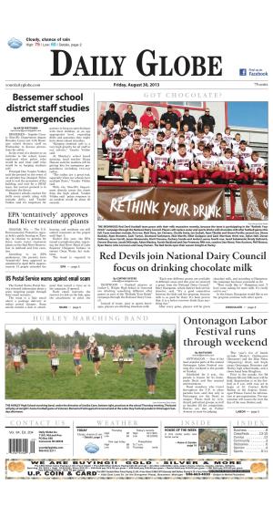 Red Devils Join National Dairy Council Focus on Drinking Chocolate Milk