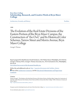 The Evolution of the Real Estate Divisions of the Eastern Portion Of