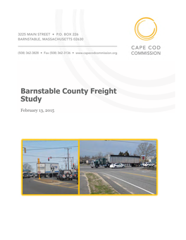 Barnstable County Freight Study
