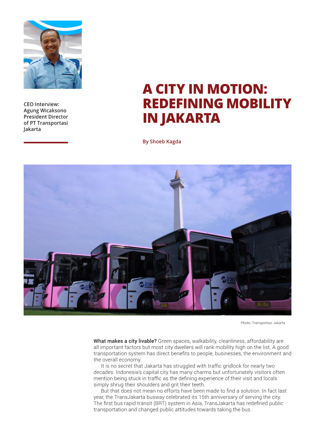A City in Motion: Redefining Mobility in Jakarta