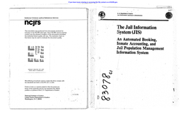 The Jail Information System (JIS)