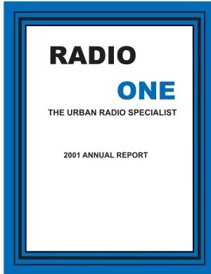 2001 Annual Report