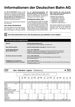 Information Deutsche Bahn