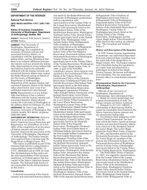 Federal Register/Vol. 78, No. 16/Thursday, January 24, 2013