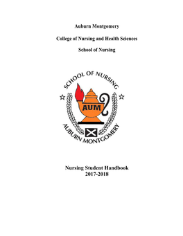 2018 Nursing Student Handbook