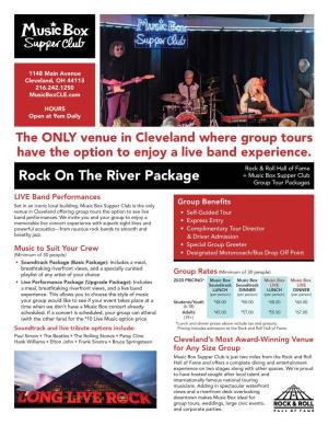 Rock on the River Package Group Tour Packages