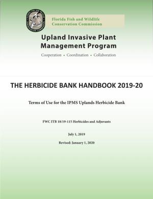 The Herbicide Bank Handbook 2019-20