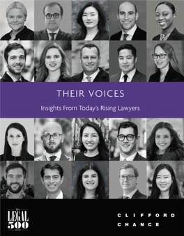Their Voices: Insights from Stereotypical, Well-Trodden Pathway to Law Is Far O Today’S Rising Lawyers, Chronicles from the Sole Entry Point to the Profession