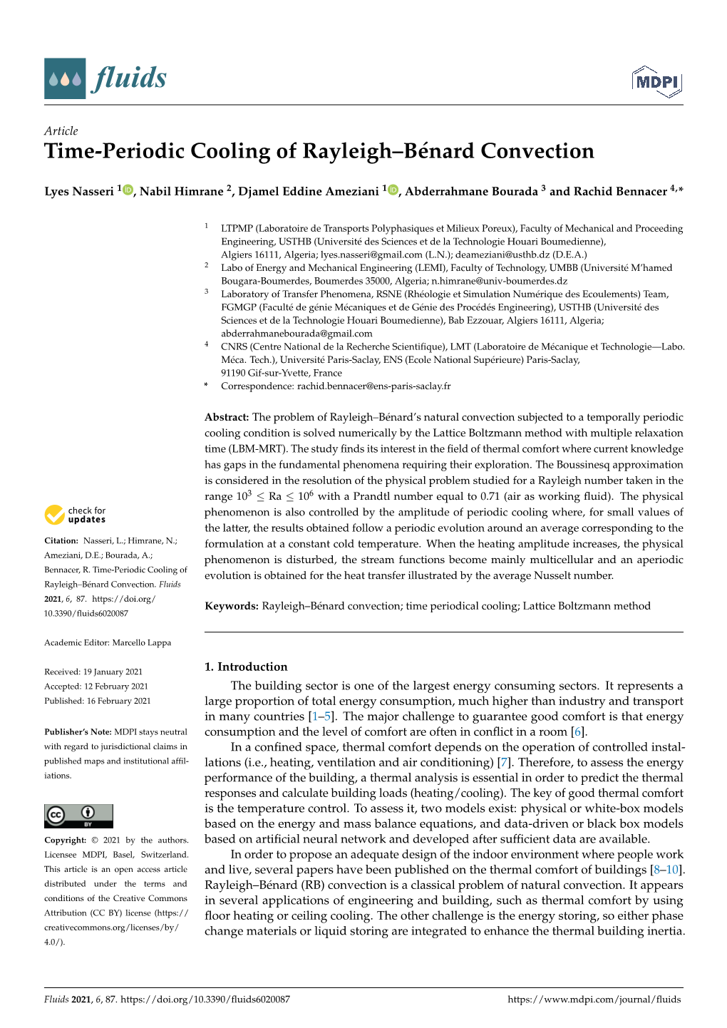 Time-Periodic Cooling of Rayleigh–Bénard Convection