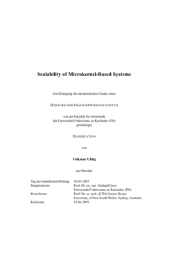 Scalability of Microkernel-Based Systems