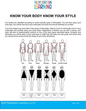 Know Your Body Know Your Style
