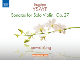 Sonatas for Solo Violin, Op. 27