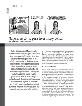 Magola: Un Cómic Para Divertirse Y Pensar Por Patricia Cabarcas Morales