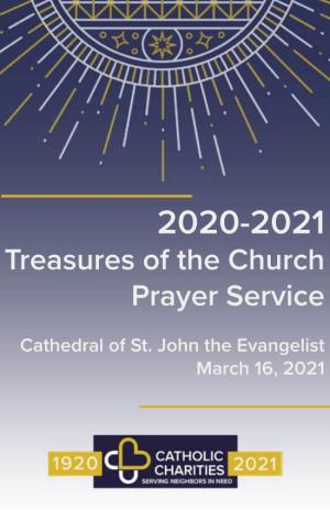 Treasures of the Church Prayer Service