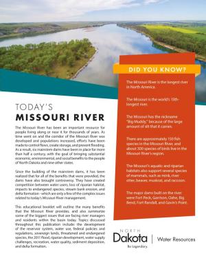 Today's Missouri River