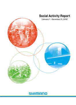 Social Activity Report [January 1 – December 31, 2016]