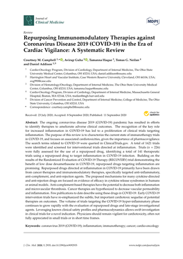 (COVID-19) in the Era of Cardiac Vigilance: a Systematic Review