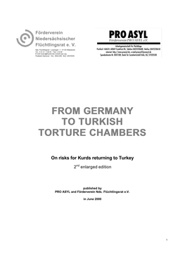 From Germany to Turkish Torture Torture Chambers