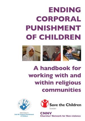 Ending Corporal Punishment of Children – a Handbook