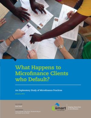 What Happens to Microfinance Clients Who Default?