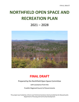 Northfield Open Space and Recreation Plan 2021 – 2028
