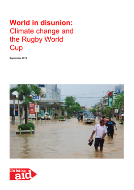 Climate Change and the Rugby World Cup