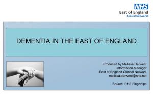 Dementia in the East of England
