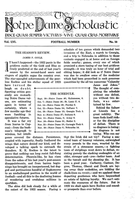 Notre Dame Scholastic, Vol. 56, No. 10 -- (P. 293) Football Number 1922