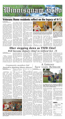 Ober Stepping Down As TNFD Chief Will Become Deputy Chief in Gilford Oct
