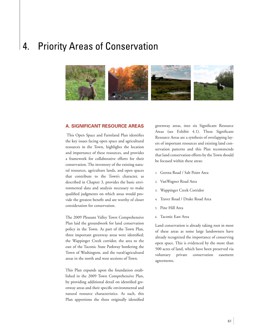Priority Areas of Conservation